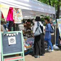 ハンドメイド作品販売（昨年の様子）
