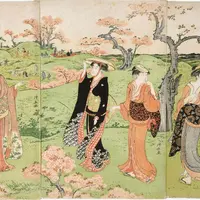 「飛鳥山花見(あすかやまのはなみ)」