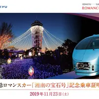 記念乗車証明書※デザインの一例