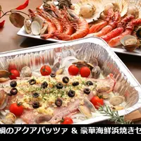 金目鯛のアクアパッツァ＆豪華海鮮浜焼きセット