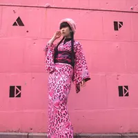 iroca 着物「ヒョウモン」