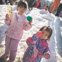 雪の宝探し