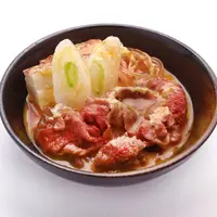 小鉢入りすき焼きの食品サンプル