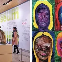 昨年の展示の様子、作品イメージ