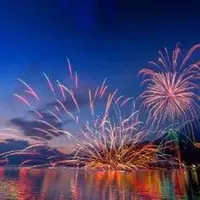 芦ノ湖トワイライト花火