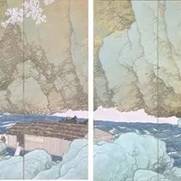 川合玉堂《行く春》1916年 重要文化財