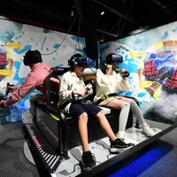 「冒険川下りVR ラピッドリバー」体験風景 イメージ
