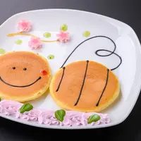 ぶんぶんのお花見パンケーキ
