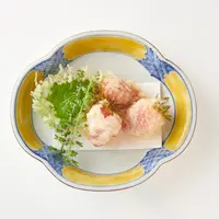 いちごの天ぷら
