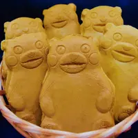 ＜もなりお＞【熊本】　くまモンの人形焼　250円（税込）松坂屋名古屋店初登場