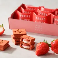 ＜PRESS BUTTER SAND＞バターサンド（あまおう苺） 9個入り