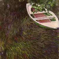 クロード・モネ 《小舟》 1887年 マルモッタン・モネ美術館 Musée Marmottan Monet, Paris （c）Musée Marmottan Monet, Paris, France／Bridgeman Images