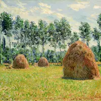 クロード・モネ《ジヴェルニーの積みわら》1884年 ポーラ美術館