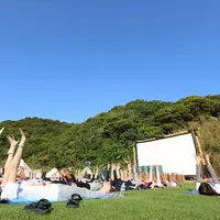 無人島内部のフィールドは広々とした気持ちの良い空間