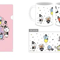 クリアファイル、マグカップ イメージ（c）BT21