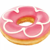 クリスピークリームドーナツ　ピンクフラワー　※3月15日(木)より販売