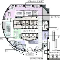 ロビーフロア図面