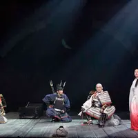 ◆坂手洋二『現代能楽集 鵺』（2009年7月初演）撮影：谷古宇正彦（2009年）