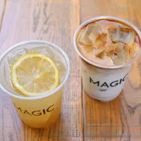 ジンジャーレモネード、アイスカフェラテ