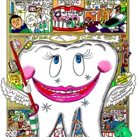 「エンジェル・トゥース」 額サイズ：60×49cm 税込264,000円
