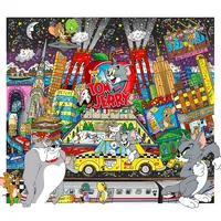「トム＆ジェリー・イン・タウン」 額サイズ：52×55cm 税込220,000円