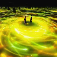 人と共に踊る鯉によって描かれる水面のドローイング／Drawing on the Water Surface Created by the Dance of Koi and People - Infinity