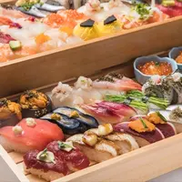 夏の川床席で味わう！京鴨しゃぶしゃぶと京寿司22種食べ放題120分プラン イメージ