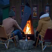 プライベートドーム限定の専用ファイヤーピット