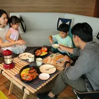 室内なので小さいお子さま連れでも安心