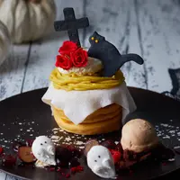 ハロウィンモンブランパンケーキ