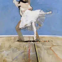 Pas de deux with floormarks