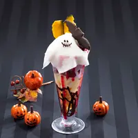 ハロウィーンおばけパフェ