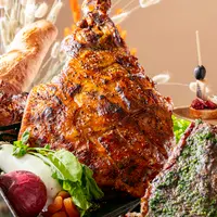 愛知県産知多ハッピーポーク 骨付き腕肉のロースト アプリコットグレイズ