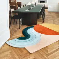 ▲＜スタジオ・ザ・ブルー・ボーイ＞Wavy Gradient rugーOrange x Yellow 289,000円＋税