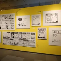 (c)Moomin Characters (TM)「ムーミン コミックス展」会場風景