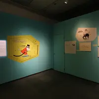(c)Moomin Characters (TM)「ムーミン コミックス展」会場風景