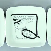 (c)Moomin Characters (TM) スクエアプレートセット：2,640円（税込）
