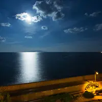 湯上り処／ムーンロードテラスからの絶景
