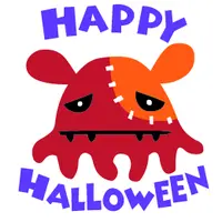 ハロウィーン限定マスクシール