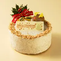 ほうじ茶と栗のショートケーキ