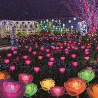 光のバラ園