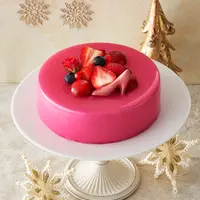 Mousse au chocolat rubis