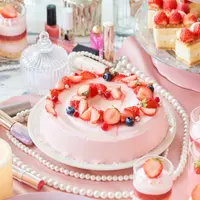 ピンクチョコレートのストロベリームース イメージ