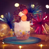 花火クリスマスパフェ イメージ