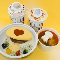 4種類の飲食メニュー イメージ