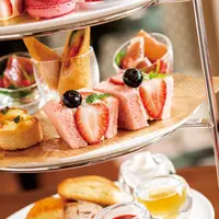 軽食にも苺メニューを用意
