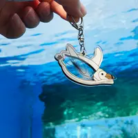 ペンギンの羽入りキーホルダー 495円 イメージ