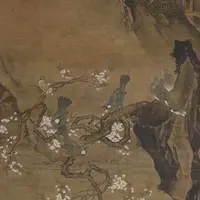 重要文化財　四季花鳥図（部分）　呂紀筆　中国・明時代・15 ～16 世紀　東京国立博物館蔵   【展示期間：4月13日～5月6日】