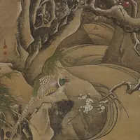重要文化財　四季花鳥図（部分）　呂紀筆　中国・明時代・15 ～16 世紀　東京国立博物館蔵   【展示期間：4月13日～5月6日】