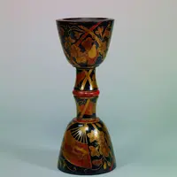 夕顔蒔絵大鼓胴　江戸時代・17世紀　東京国立博物館蔵